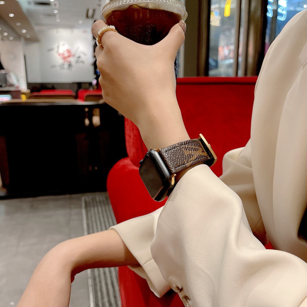 Dây Da Đồng Hồ Apple Watch Iwatch 38mm / 40mm / 42mm 44mm T500 W26 U78 Với 7 Màu Lựa Chọn