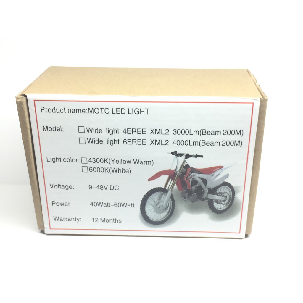 Đèn Led trợ sáng L4 thương hiệu MOTO