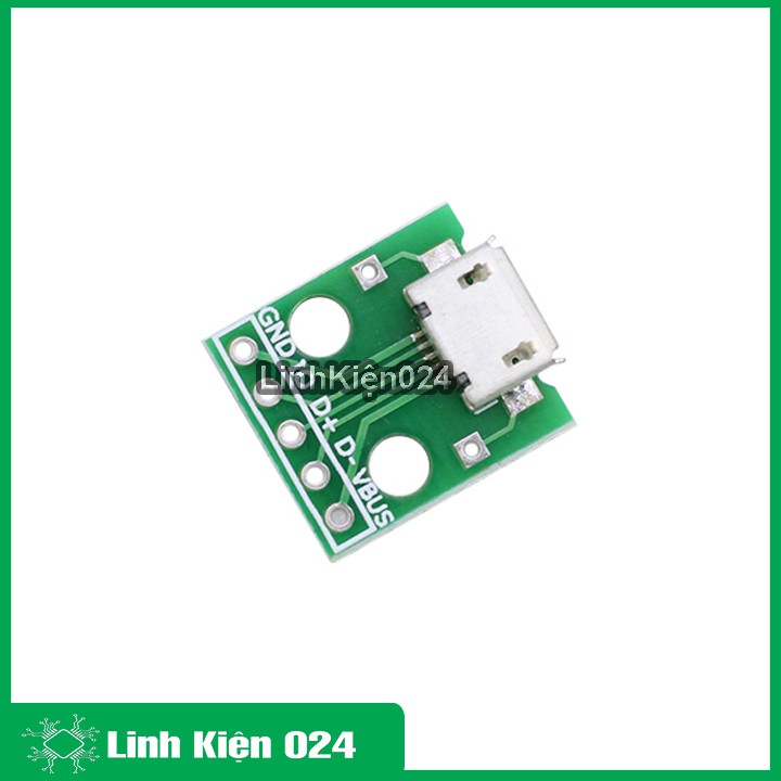 BO CHUYỂN MICRO USB-5P TO 2.54MIL DIP