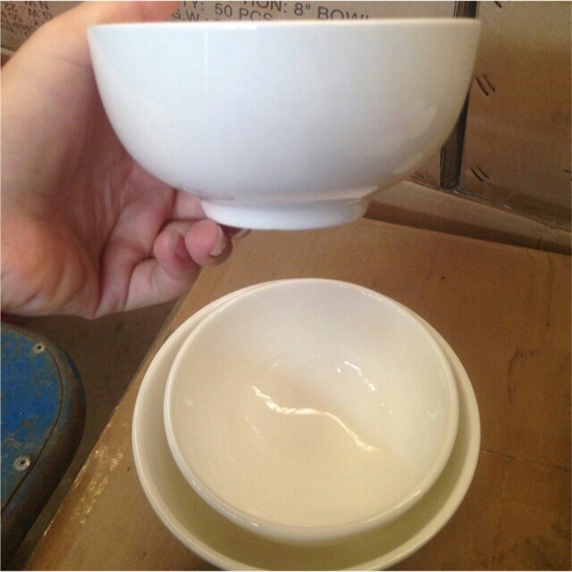 Tô sứ trắng 15,5cm