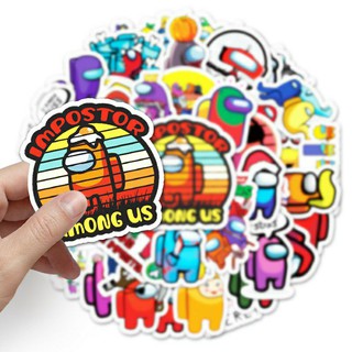 Nhãn dán sticker không thấm nước among us