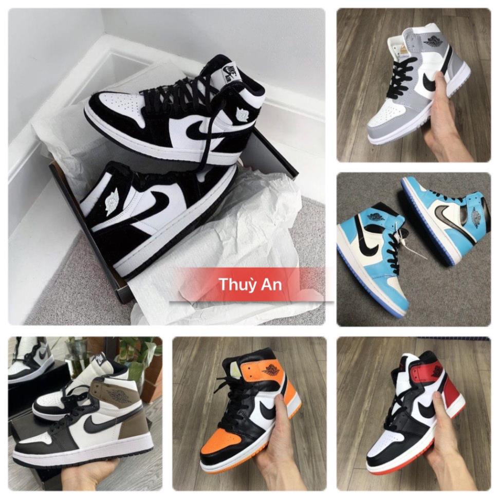 Giày sneaker Jordan 1 cổ cao các màu hot