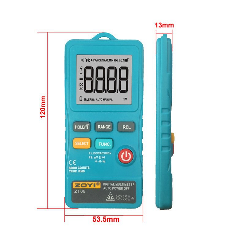 Đồng Hồ Thông Minh Hiển Thị Số Bỏ Túi ZOYI ZT-08
