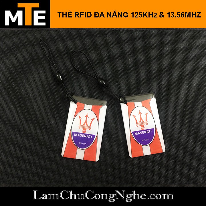 Thẻ RFID - Móc khóa hình ngộ nghĩnh Sao Chép Được thẻ từ ra vào, thẻ thang máy có tần số 125Khz và 13.56mhz