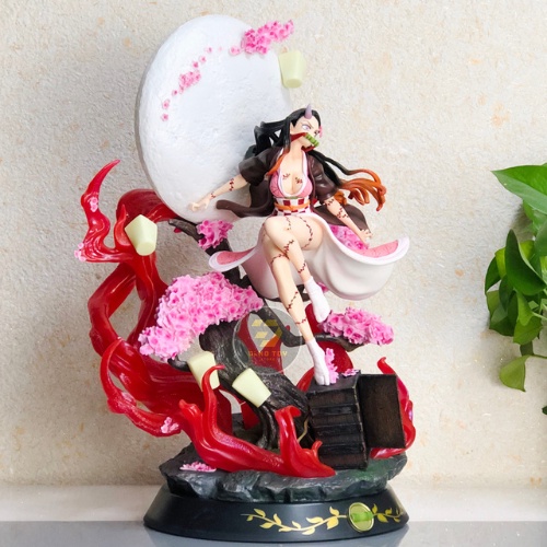 Mô hình nhân vật phim hoạt hình demon slayer kimetsu No yaiba kizuna nezuko Gk Tỉ Lệ 1/6 Có Đèn