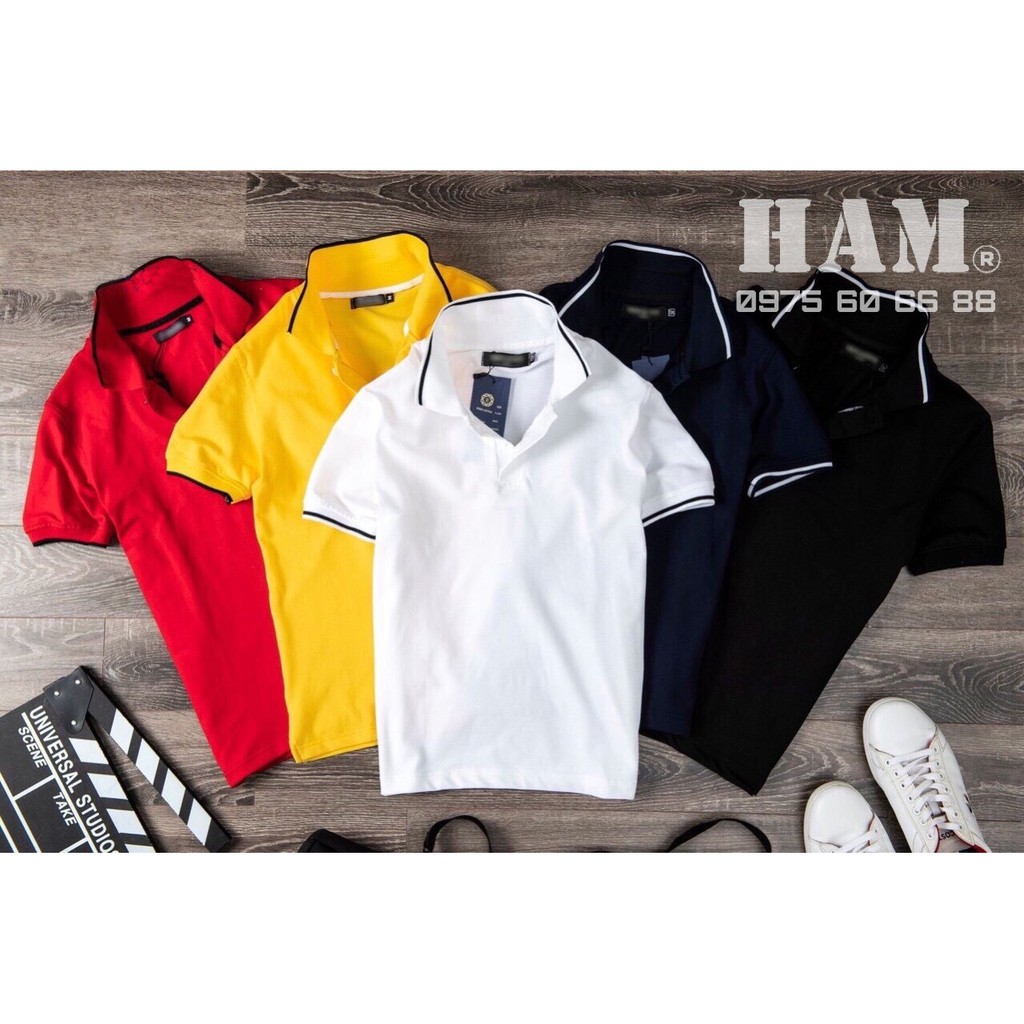 Áo Thun Ngắn Tay Cổ Bẻ Có Viền Polo365, Chất Cotton Cực Thoáng Mát, Mặc Rất Thích, Dành Cho Cả Nam Và Nữ