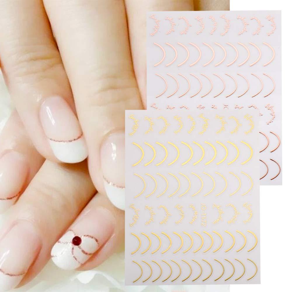 Miếng Dán Trang Trí Móng Tay 3D Màu Dạ Quang Độc Đáo