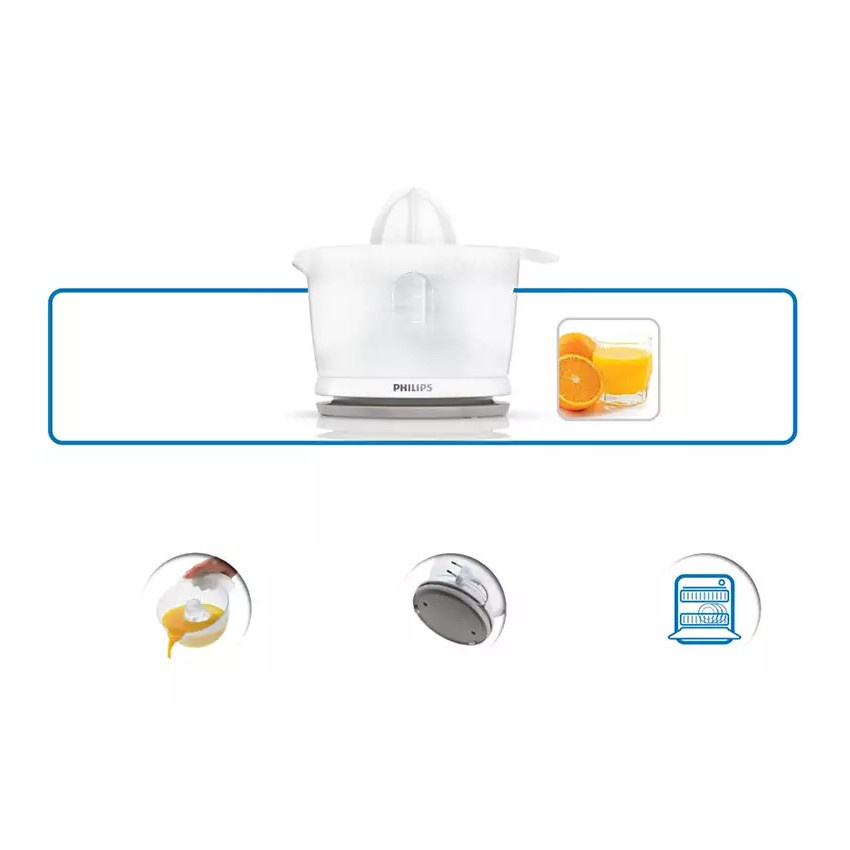 Máy Vắt Cam Philips HR2738, 25W, Hàng Chính Hãng Phân Phối