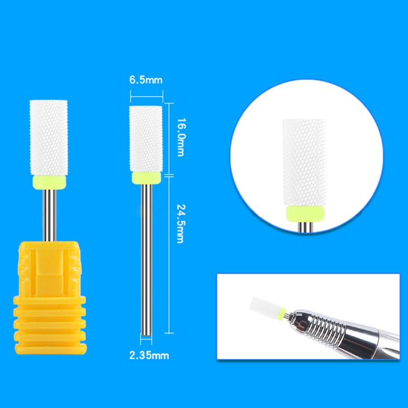 Bộ Mũi Khoan Sứ Chuyên Nghiệp Cho Máy Mài Móng Tay