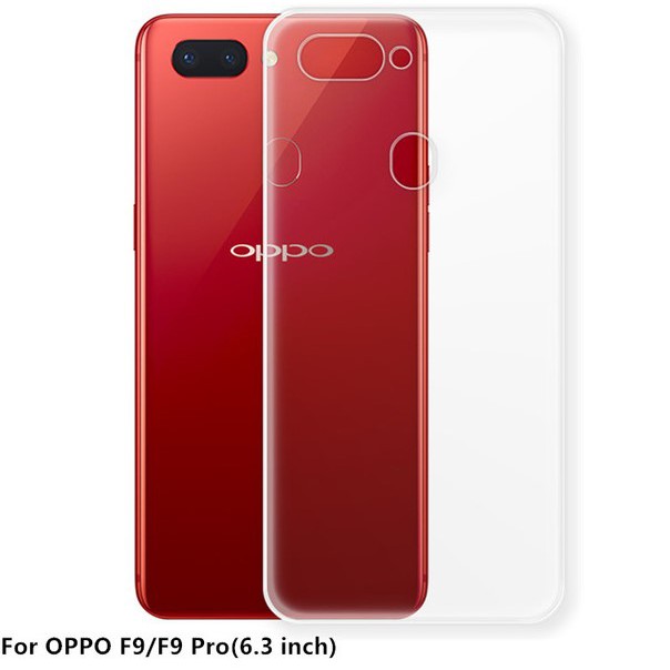 Ốp dẻo trong suốt cho Oppo F9 (Hàng loại A)