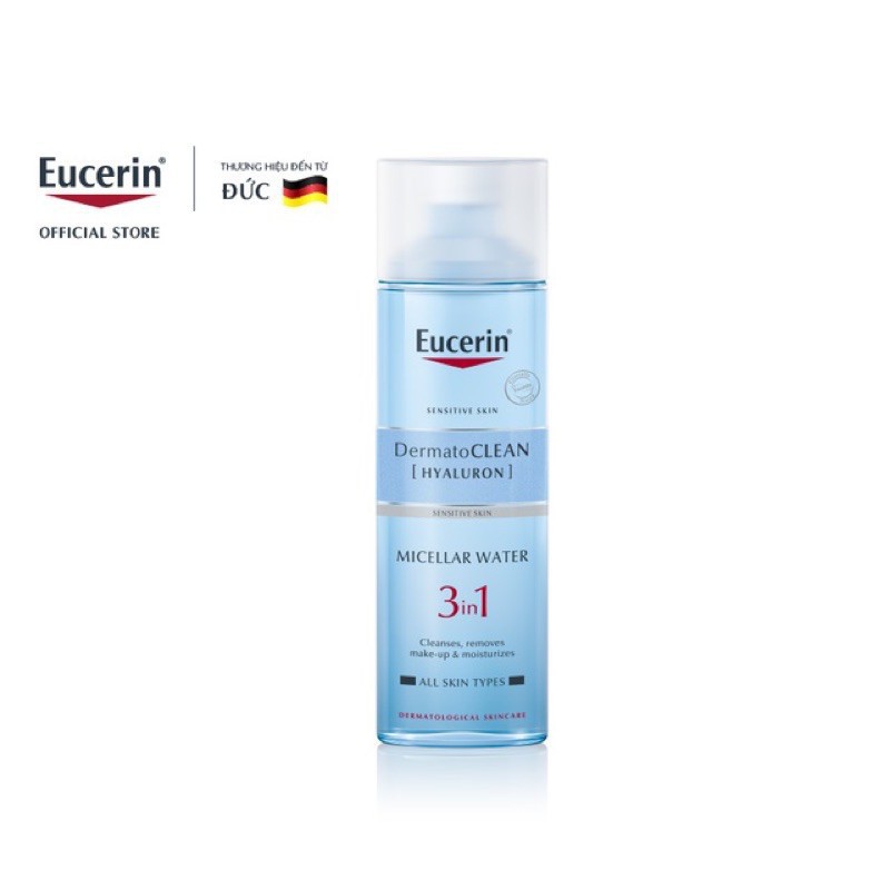 Eucerin Nước Tẩy Trang DermatoClean Micellar Cleansing Fluid 3 in 1 200ml