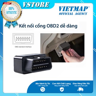 Thiết Bị Định Vị Ô Tô VIETMAP OBD V1 Kết Nối Qua Cổng OBDII Tặng Sim 4G Free 12 Tháng