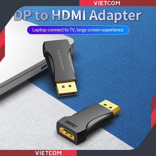 Đầu chuyển đổi Displayport To Hdmi Mạ Vàng - Thương Hiệu Vention - Hỗ trợ độ phân giải 1080P 60Hz & 4K 30Hz thumbnail