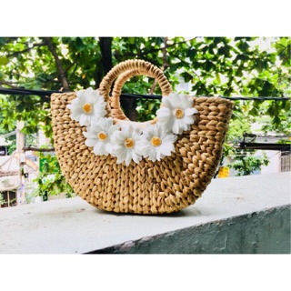 TÚI CÓI HOA CÚC TRẮNG (Ảnh thật shop tự chụp)