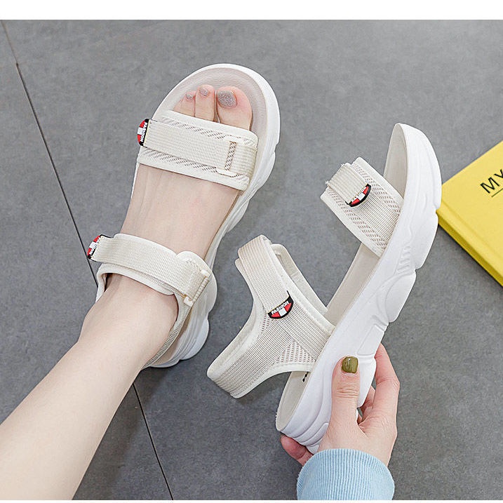 Giày Sandal Thể Thao Đế Dày Thời Trang Đi Biển Cho Nữ