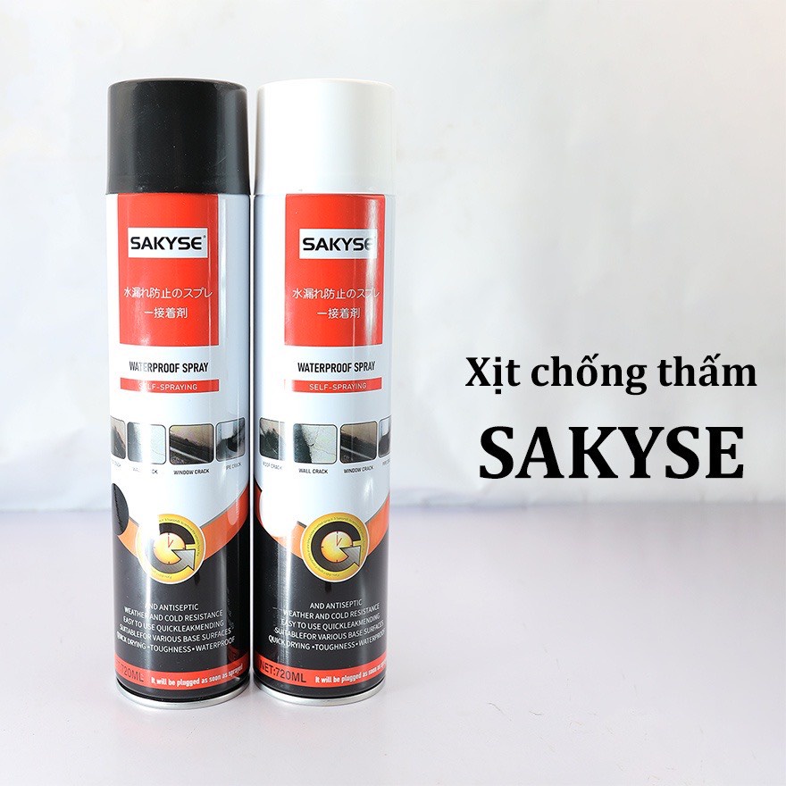 Bình Xịt Chống Thấm Nano Nhật Bản Sakyse 720ml - Bình Xịt Chống Thấm, Chống Dột Mái Nhà, Mái Tôn, Bể Nước Đa Năng Osako