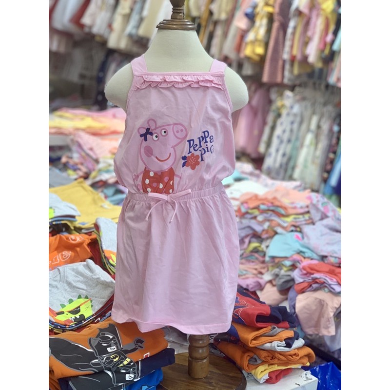 Váy cotton giả jum bé gái size 102-130, cho bạn từ 12-20kg. Chất cotton siêu mềm, mịn, đẹp. Kiểu dáng siêu xinh, dễ mặc