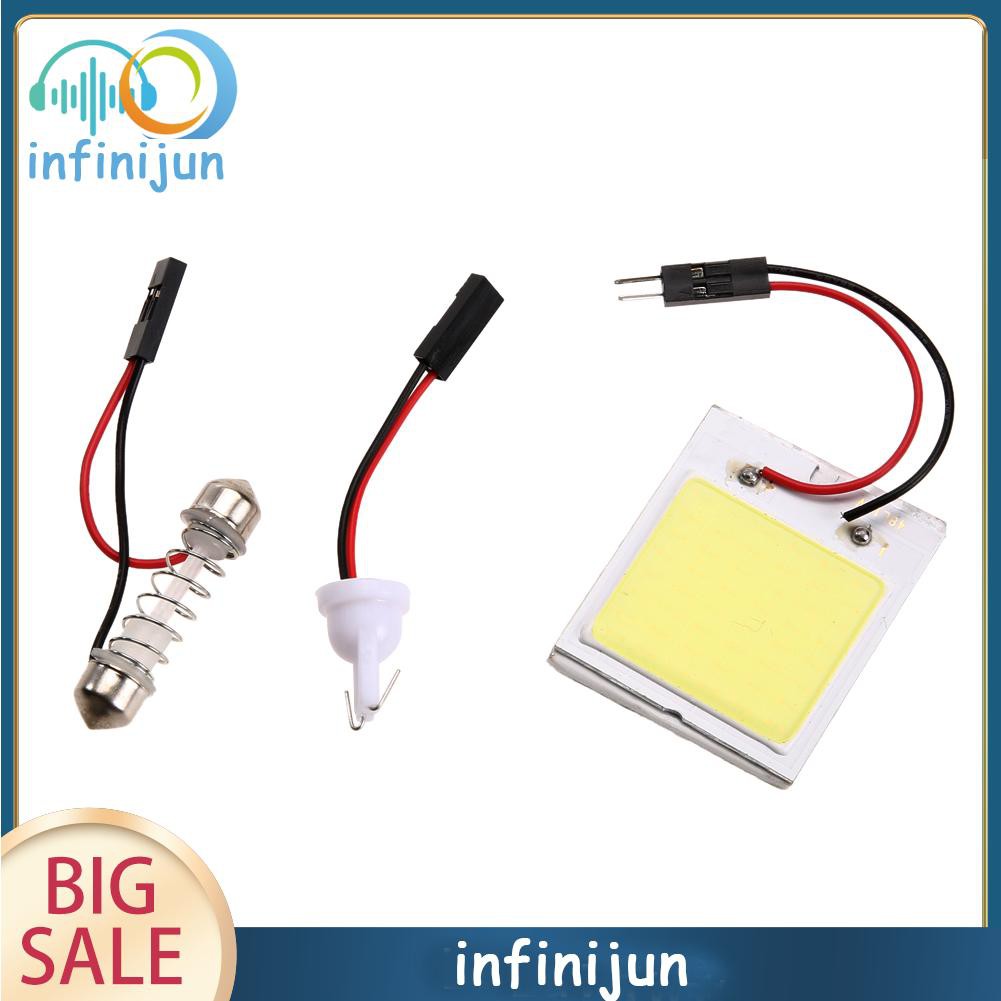 Set 2 Đèn Led T10 9mm Xenon Siêu Sáng Dành Cho Ô Tô