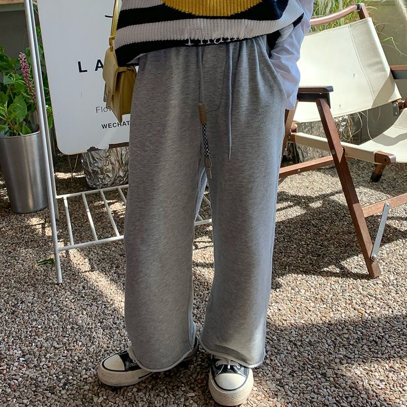 [Hàng Mới Về] Quần Jean Ống Rộng Mỏng Thời Trang Xuân Thu Dễ Phối Đồ Cho Bé Gái