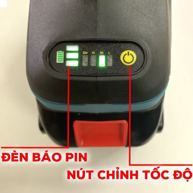 ✉❉Máy siết bu lông không chổi than MAkita 118V xiết pin 10 cell bắn vít tôn