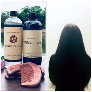 Cặp nước gội và tráng tóc thơm karose
