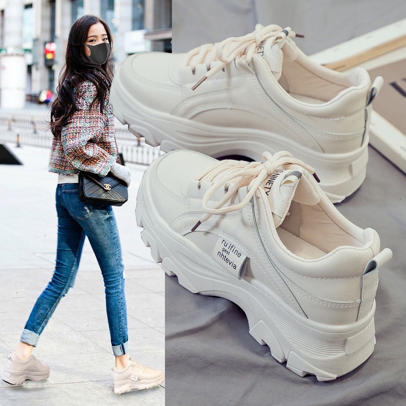 Giày Thể Thao Đế Dày Thời Trang Mùa Hè Phong Cách Mới Tth114 Cho Nữ