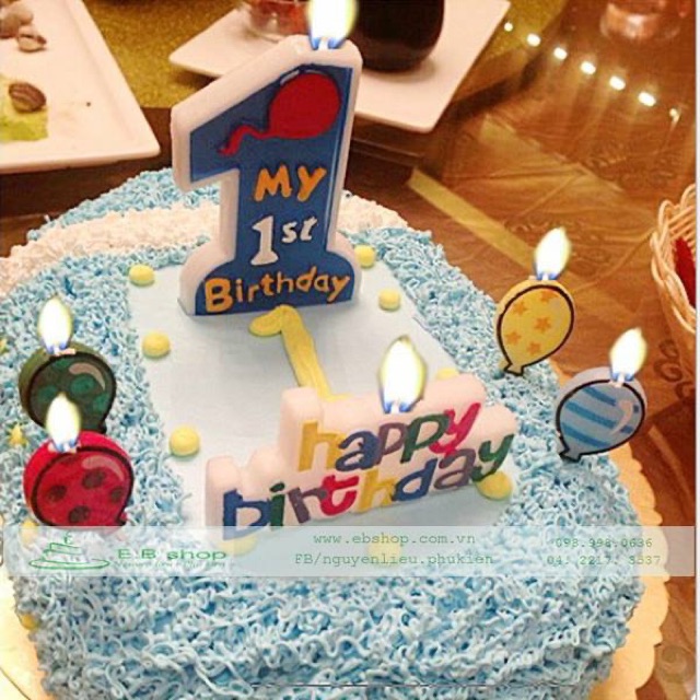 NẾN HAPPY BIRTHDAY CẮM BÁNH SINH NHẬT NHIỀU MẪU