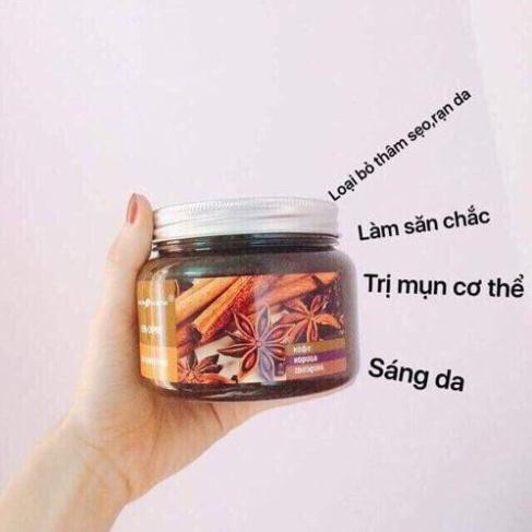 [CHÍNH HÃNG 100%] Tẩy da chết Quế hồi của Nga - Bước làm trắng da không thể thiếu - xài đâu mịn đó | BigBuy360 - bigbuy360.vn