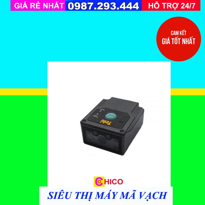 [GIÁ RẺ NHẤT] Máy quét mã vạch 2D băng chuyền Teki TF430 (fixed mount scanner)