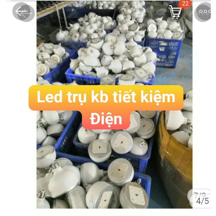 Đèn led Bulb hình trụ đèn trắng siêu sáng tiết Kiệm nhựa chống nóng giá siêu rẻ bảo hành 12 tháng 1 Đổi  .TẶNG CHUÔI E27
