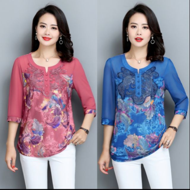 Áo voan trung niên