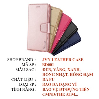 Bao da kiểu ví Samsung Note 8, Note 9, Note 10, Note 10 Plus, Note 10 Lite, S10 Lite, Note 20, Note 20 Ultra hiệu Hanman