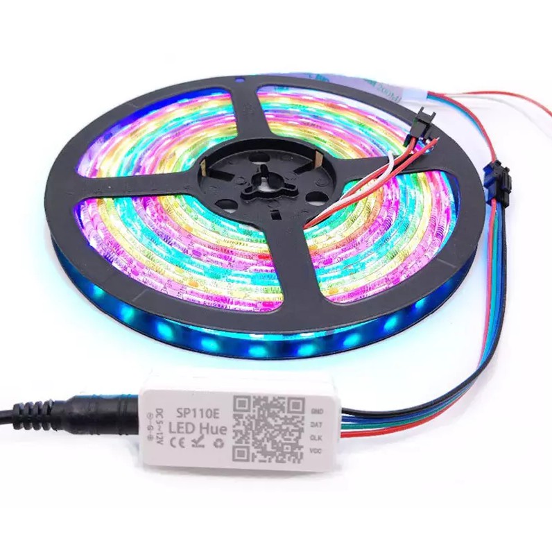 SP110E BỘ ĐIỀU KHIỂN LED FULL MÀU ĐIỀU KHIỂN QUA APP MOBILE BLUETOOTH | BigBuy360 - bigbuy360.vn