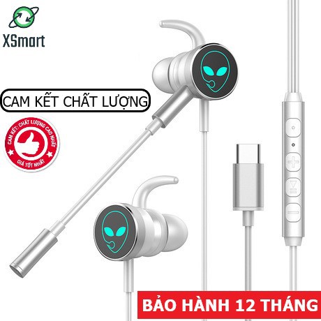 Tai nghe Gaming điện thoại GM1 SUPER BASS LED RBG đổi màu, jack cắm TYPE-C, có mic đàm thoại