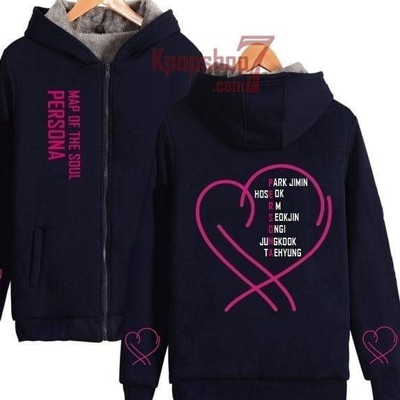 Áo Khoác Hoodie Bts Dna Kpop Zdw-359