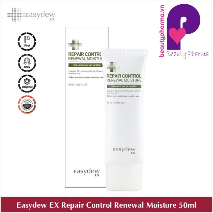 Kem dưỡng ẩm dịu nhẹ Easydew Ex Repair Control Renewal Moisture 50ml