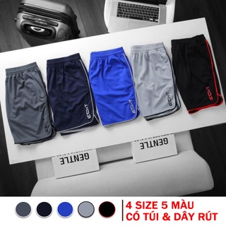 Quần đùi tập gym nam ECHT, quần short thể thao nam thoáng mát, co giãn tốt_QDECHT
