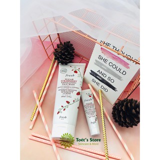 Sưa Rửa Mặt Kết Hợp Tẩy Tế Bào Chết Fresh Sugar Strawberry Exfoliating Face Wash 125ml