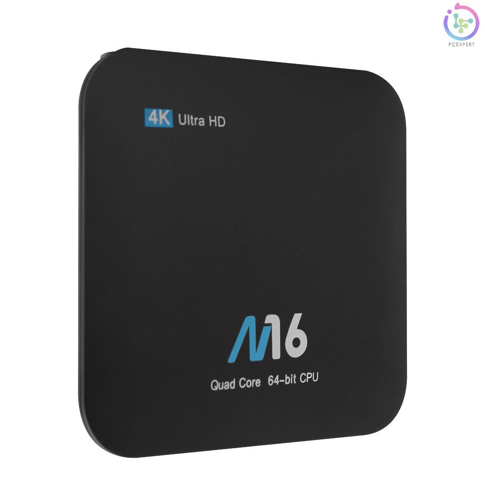 Tv Box M16 Thông Minh Android 7.1 Amlogic S905X Quad-Core Uhd 4k 1gb/8gb H.265 Vp9 Hd Và Phụ Kiện