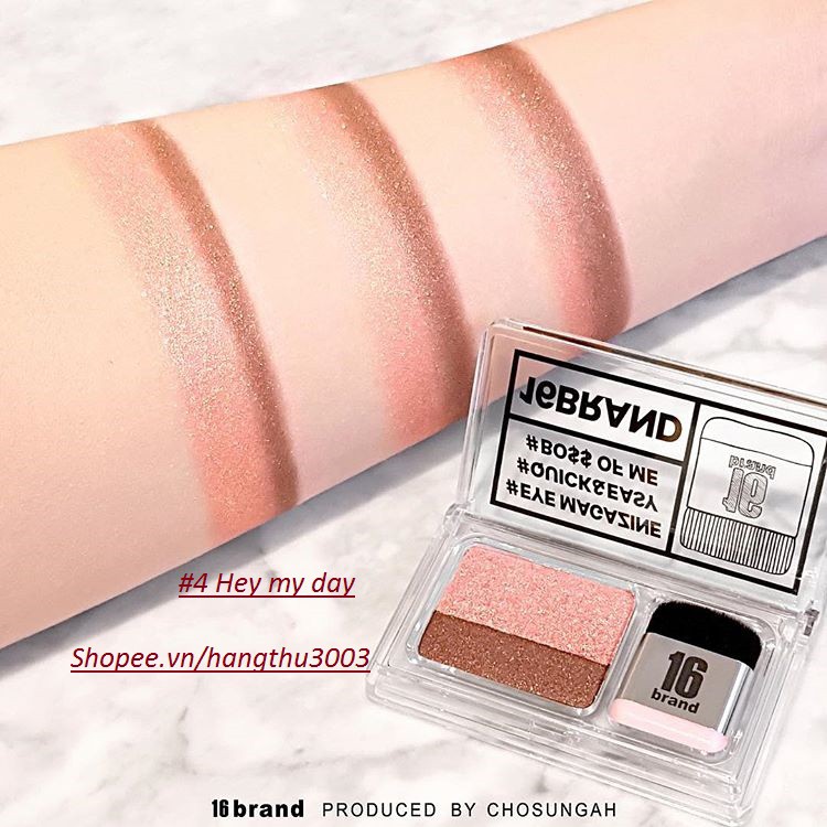[HOT] Phấn Mắt 2 màu Kèm Cọ Cực Hot 16 Brand Eye Magazine | BigBuy360 - bigbuy360.vn