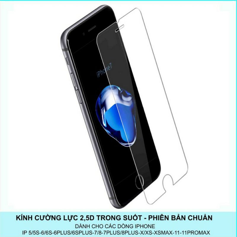 [SIÊU RẺ] Kính Cường Lực IPhone Không Viền ❤ẢNH THẬT❤ - Lưng Kính Không Ố Vàng - Bảo Vệ Mặt Kính - Đủ Các Dòng Iphone