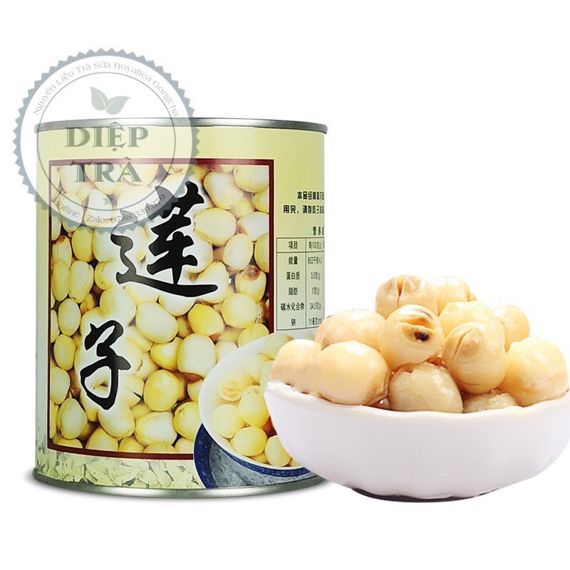 Topping hạt sen đóng lon Minchung 900gr