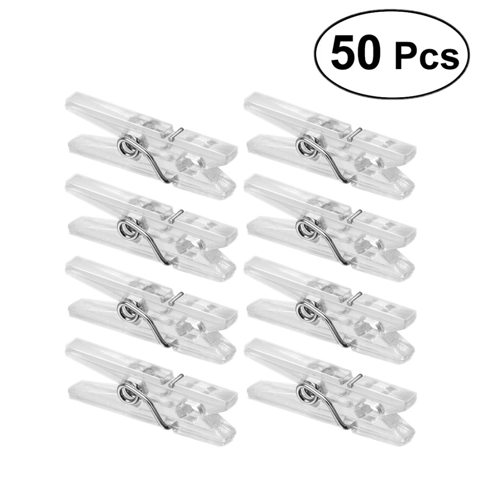 50 Kẹp nhựa phơi quần áo tiện dụng cho gia đình