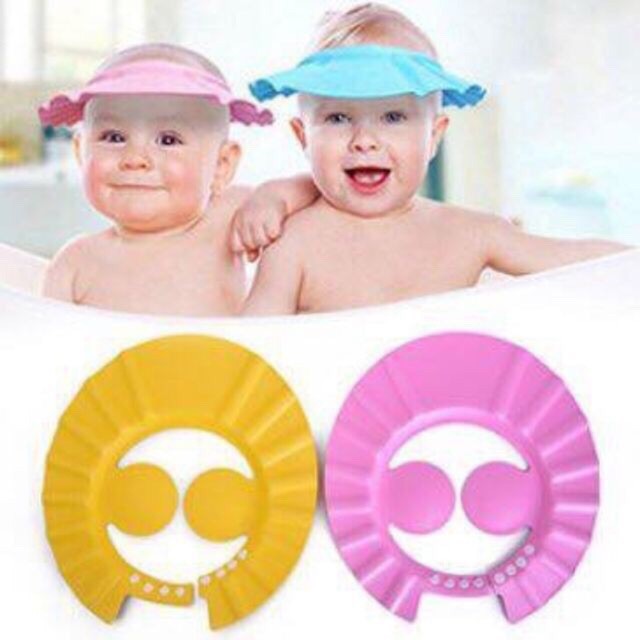 Mũ tắm che tai chắn nước cho bé, kiêm che nắng và cắt tóc 3 trong 1 - 2X MART