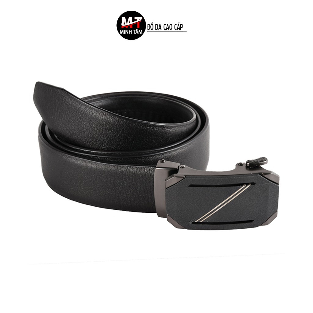 Thắt lưng nam Minh Tâm da bò , khóa kim loại MT491-15H