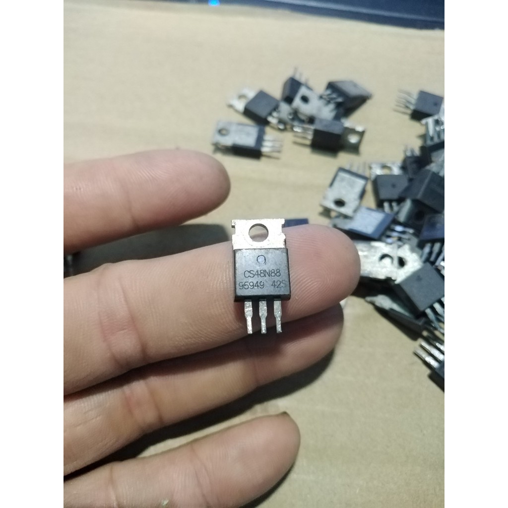 FET CS48N88,CSN48N78,CSN48N75,DK48N80,CS48N78,CS48N75  thay cho điều khiển sạc pin mặt trời, tháo máy
