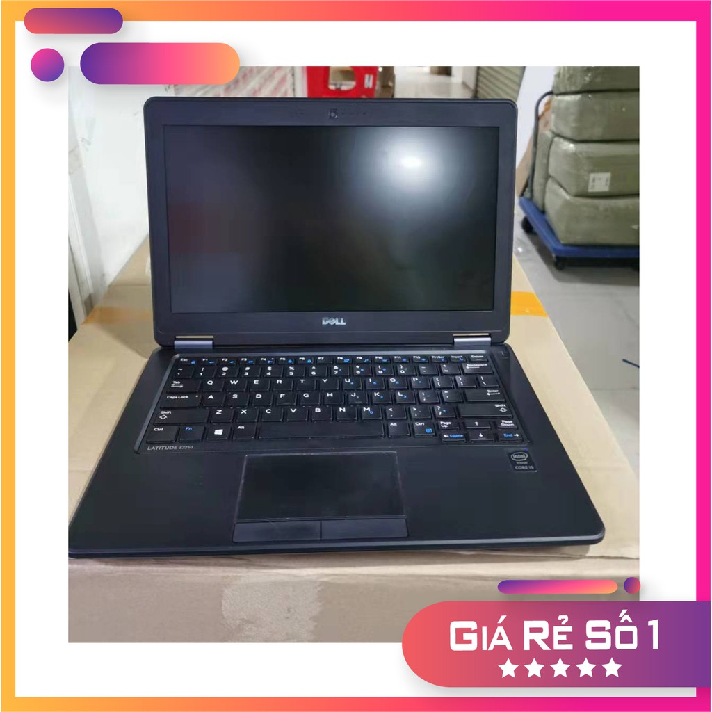 Dell latitude E7250 - core i7 5500u, laptop văn phòng học online giá rẻ nhất BH 3T 6T
