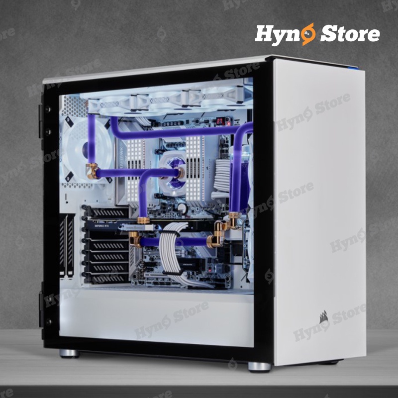 Ống cứng Corsair Hydro X Series XT Hardline nhám trắng OD14 combo 3M Tản nhiệt nước custom - Hyno Store