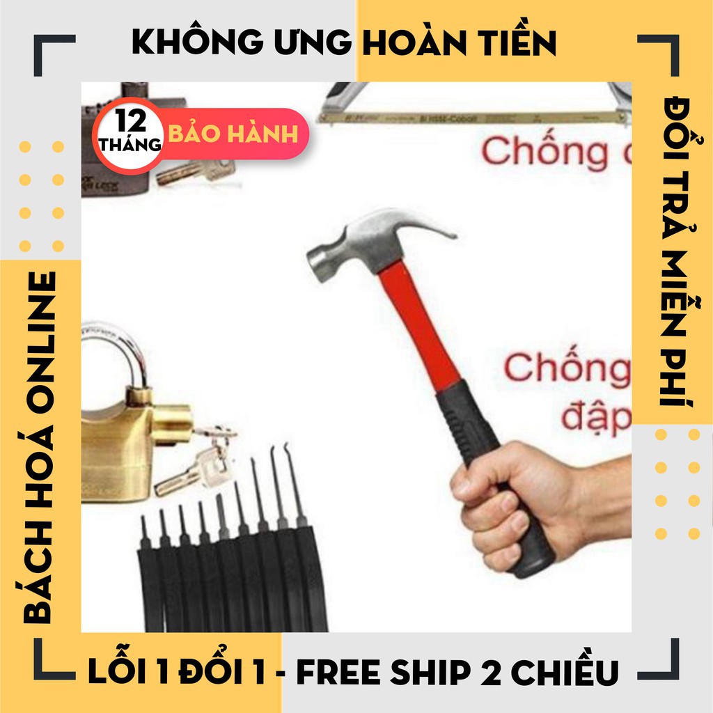 Ổ khóa chống trộm cao cấp Alarm Lock, ổ khóa thông minh có còi báo động