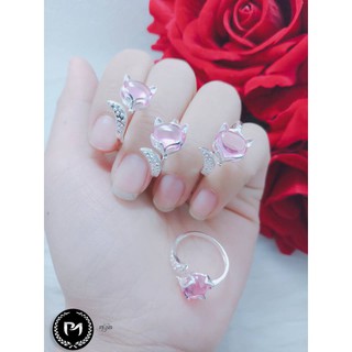 NHẪN HỒ LY PHONG THỦY BẠC TA CAO CẤP